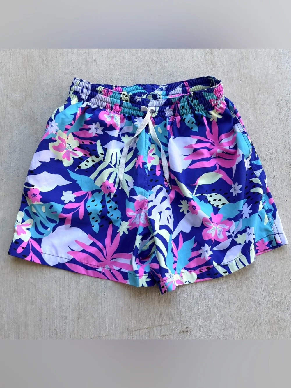 Chubbies Swim Trunks Floral All Over Print Size Small